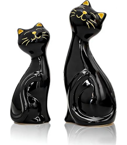 Amazon.com: Cats Figurines Fabulo Style Guru Male Cat Figurine, 7